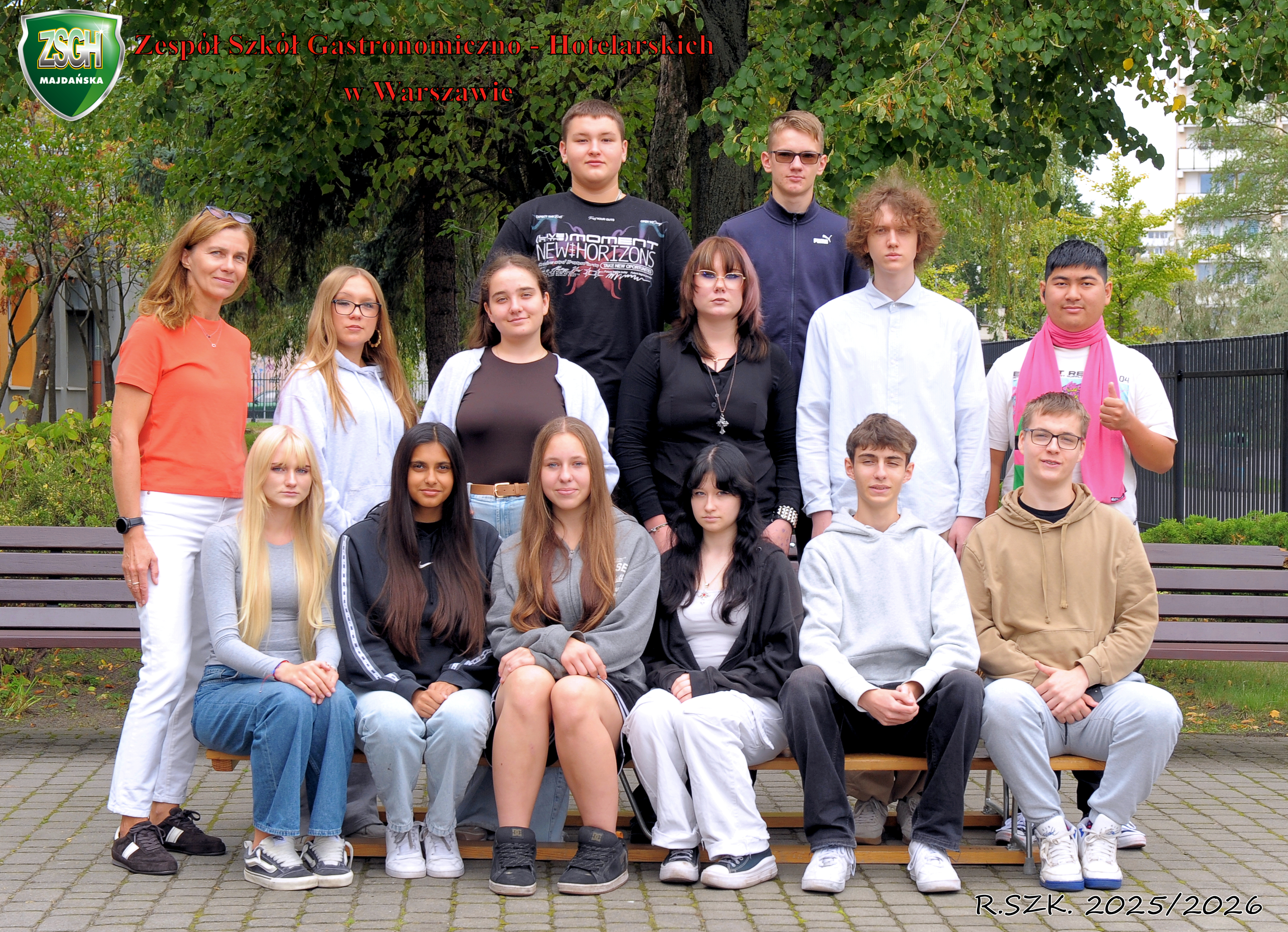 uczniowie z wychowawcą