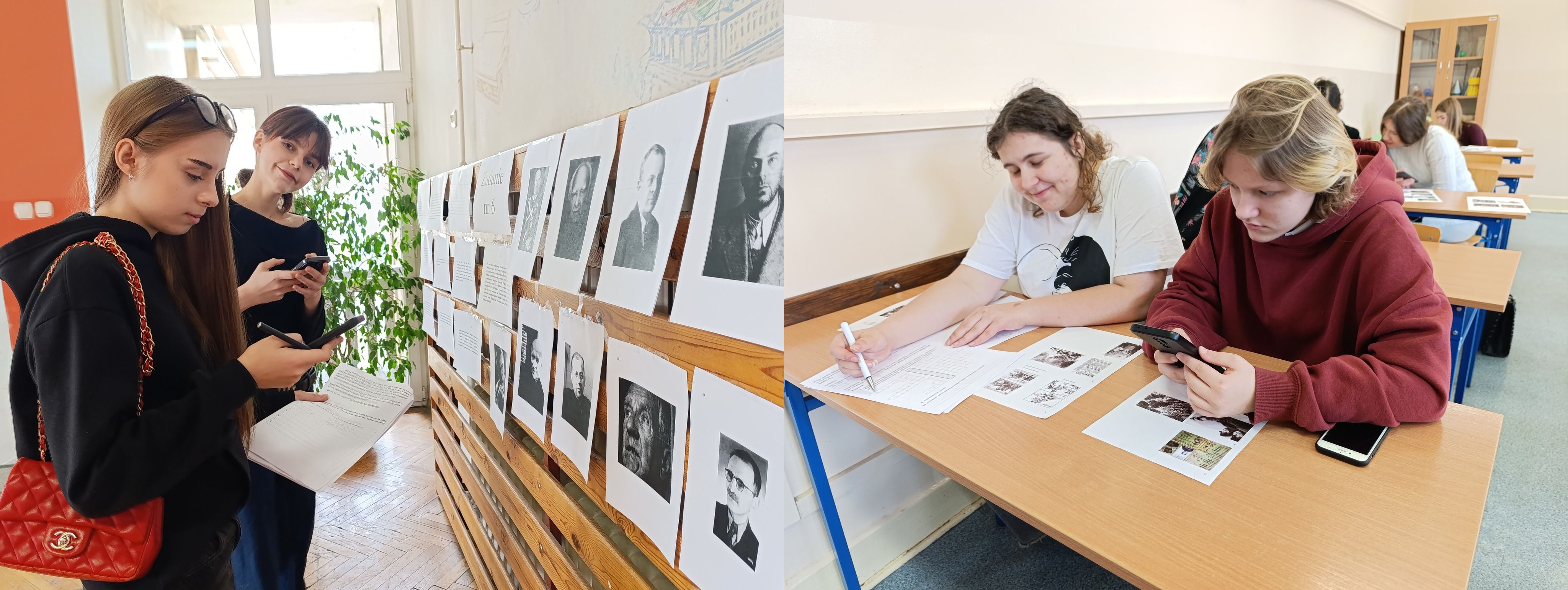 uczniowie podczas konkursu