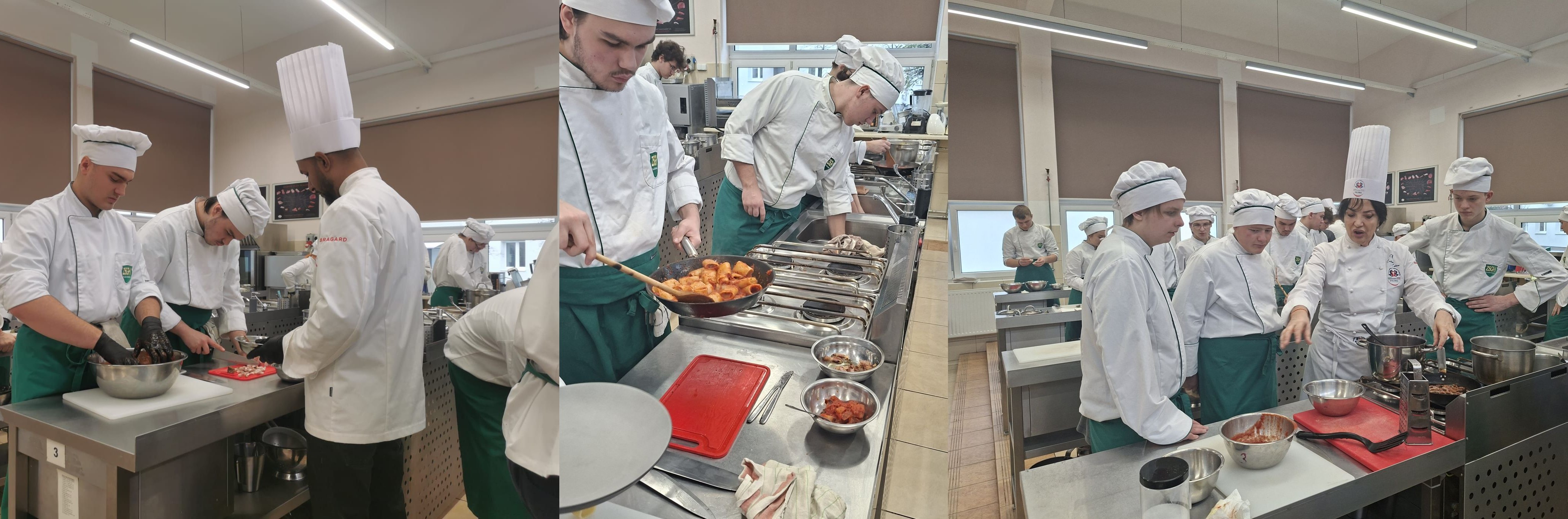 uczniowie podczas warsztatów