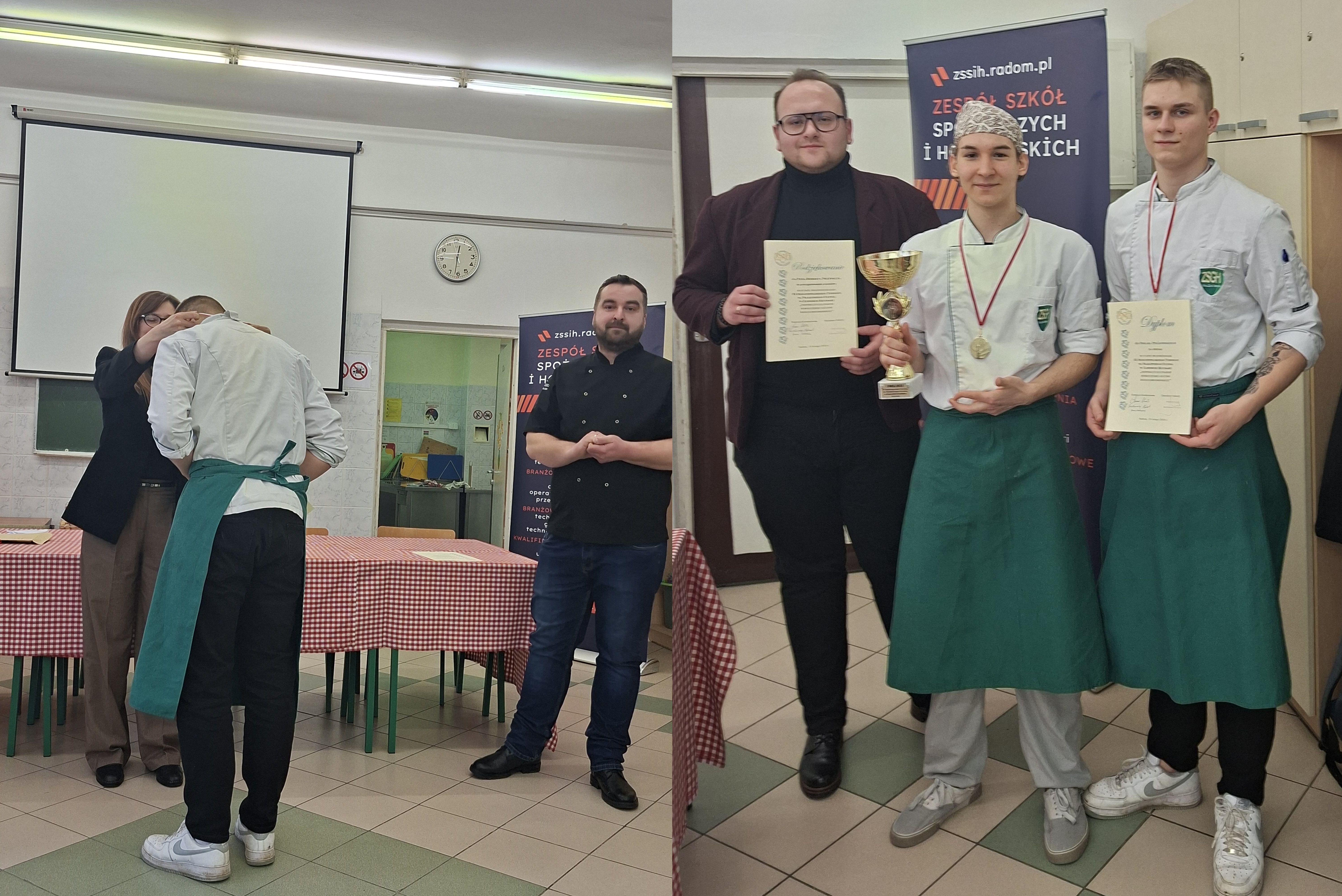 uczniowie podczas konkursu