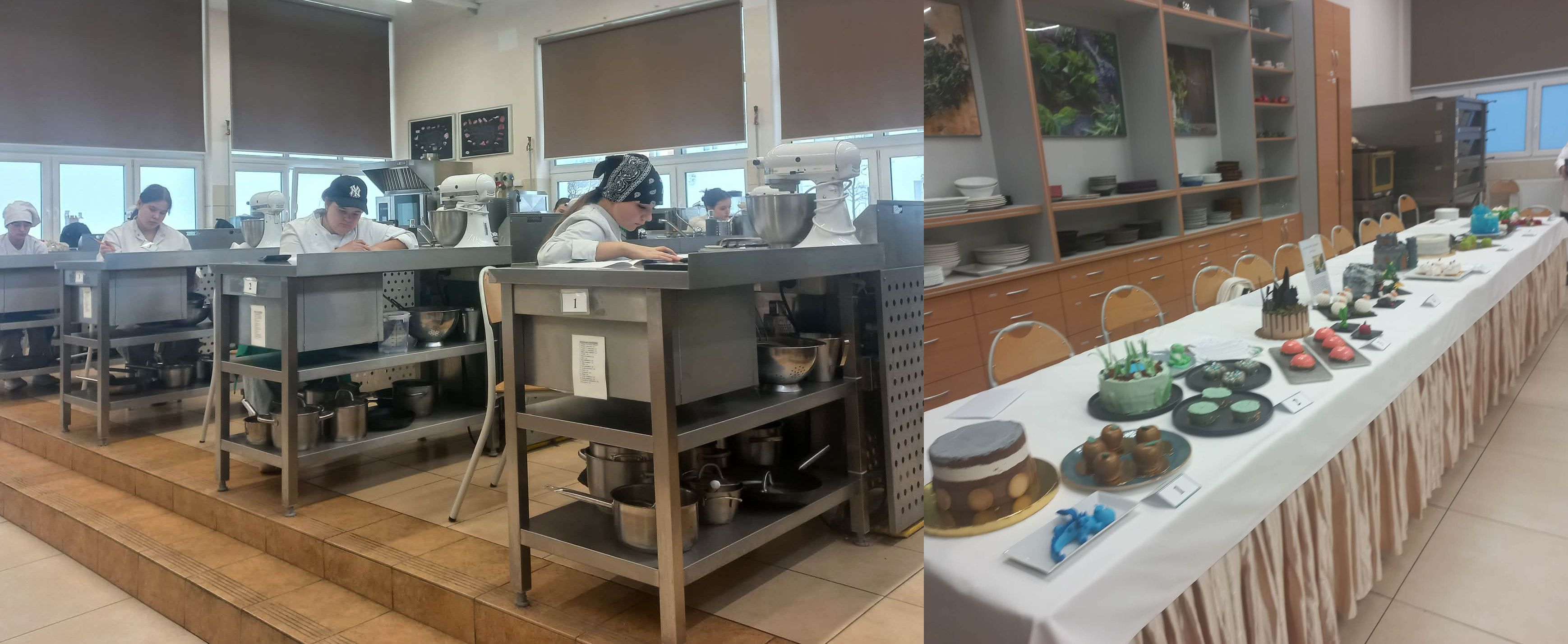 prace ucnzi&oacute;w, uczniowie piszacy test