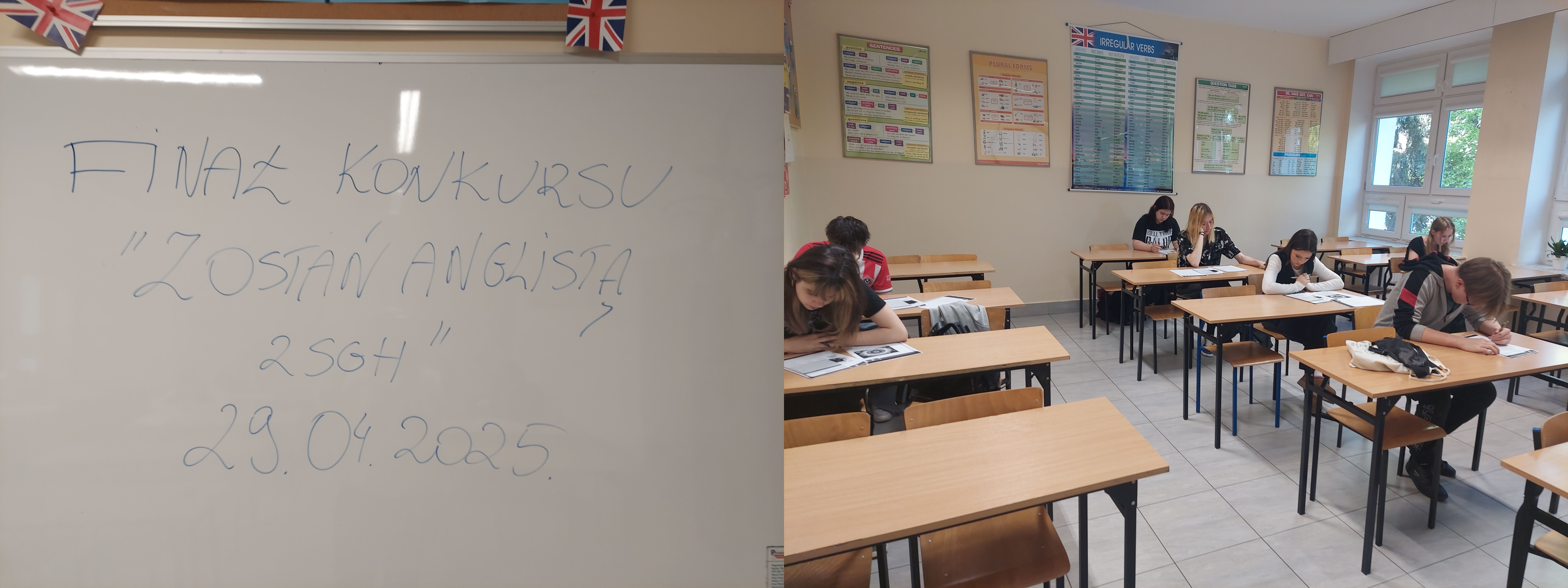 uczniowie podczas konkursu