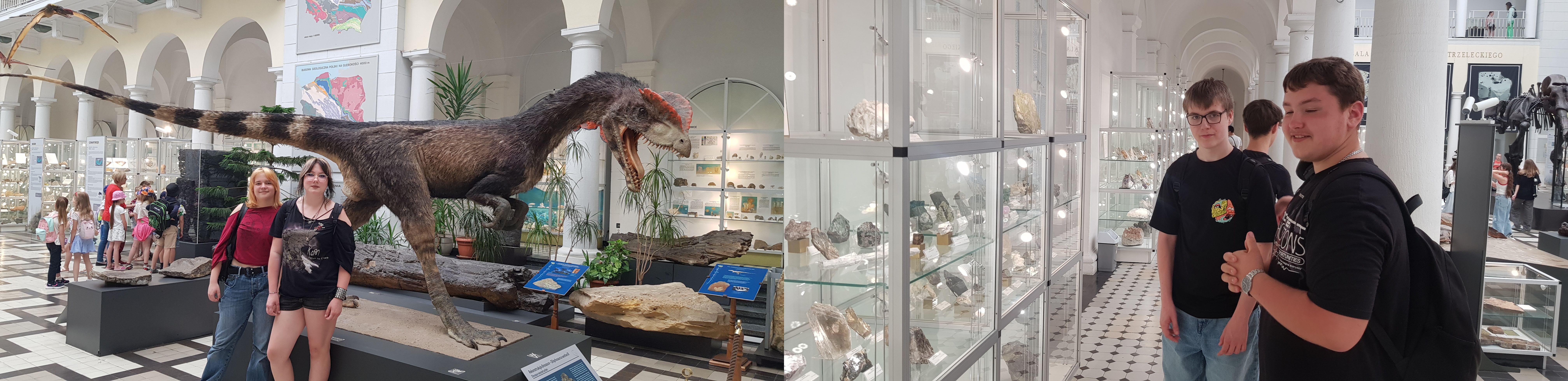 uczniowie w muzeum