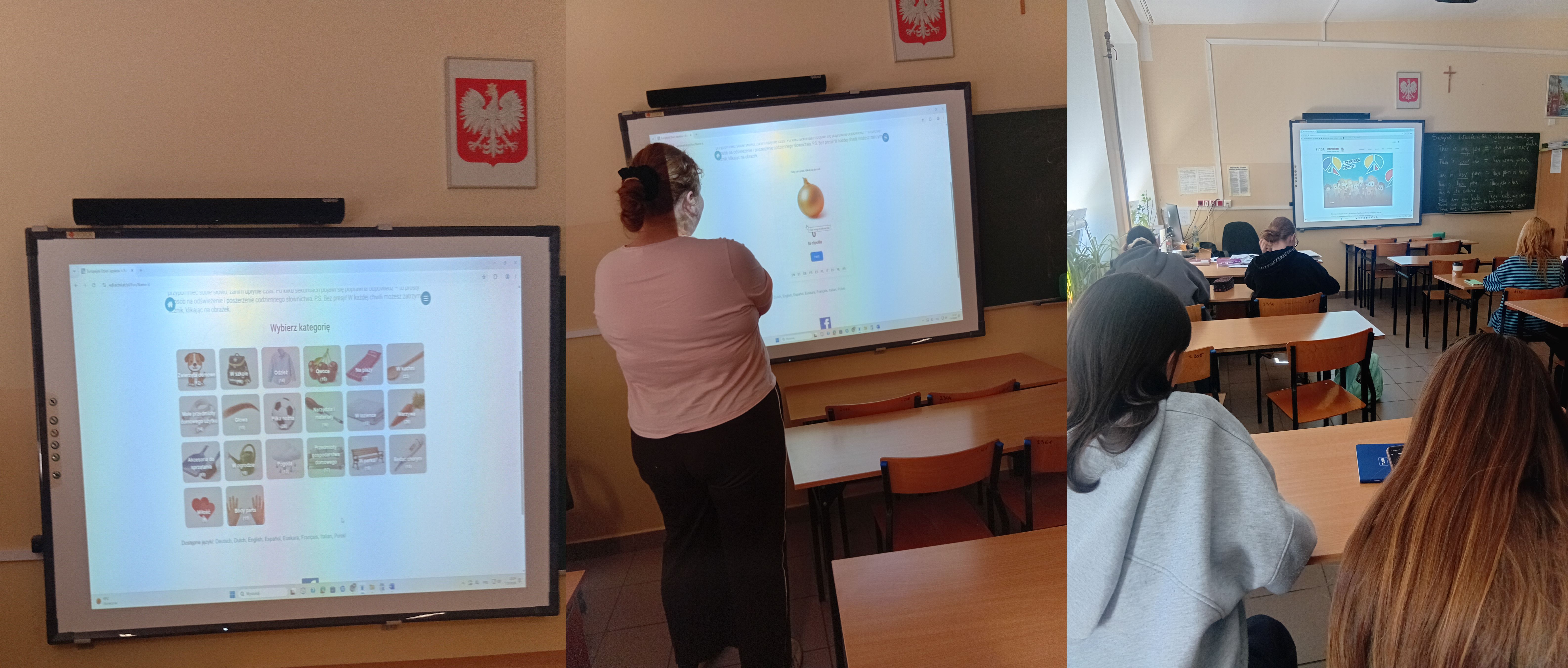 uczniowie podczas zajęć